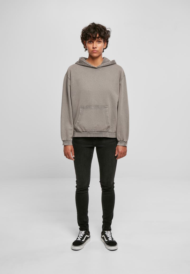 Advanc3D | BY 194 Damen Acid Wash Oversize Hoodie – French Terry